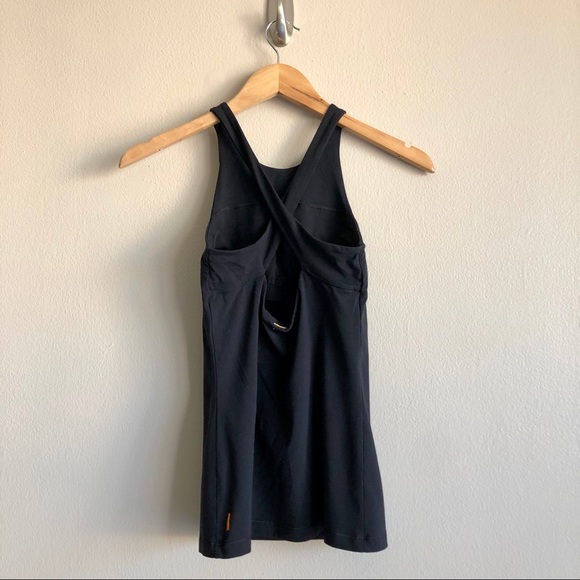 LUCY Black Athletic Tank - Picture 2 of 4